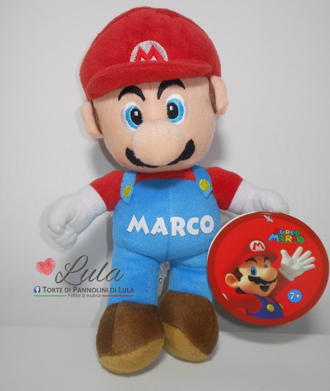 Peluche Super Mario 30 cm. personalizzato con NOME