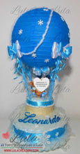 Carica l&#39;immagine nel visualizzatore di Gallery, Torte di pannolini di Lula Creazioni - Mongolfiera personalizzabile fucsia celeste azzurra maschio femmina rosa idea regalo gravidanza nascita battesimo baby shower neonato bella utile originale shop online spedizioni italia ancona topolino
