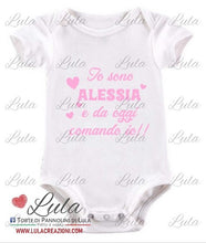 Carica l&#39;immagine nel visualizzatore di Gallery, Torte di pannolini di lula creazioni - body personalizzato nome Minnie femmina rosa idea regalo nascita battesimo baby shower shop online spedizioni italia ancona da oggi comando io
