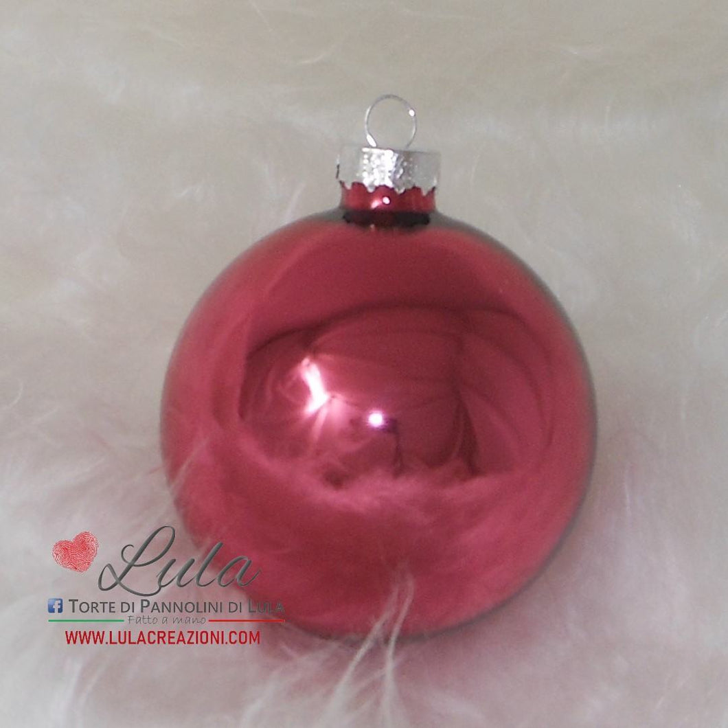 palline di natale decorazioni personalizzate mamma gravidanza aspettando te nome Lula Creazioni idea regalo Natale lei lui bambini maschio femmina economica italia ancona