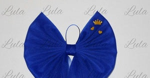 Fiocco nascita bimbo maschio azzurro celeste cuore tulle personalizzato economico personalizzato fatto a mano nome dedica nascita shop online spedizioni italia ancona milano torino roma