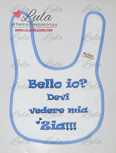 torte di pannolini lula creazioni bavaglino personalizzato idea regalo utile originale particolare economica nascita battesimo baby shower shop online spedizioni italia ancona milano torino maschio bello io devi vedere zia nonna mamma topolino sono figo