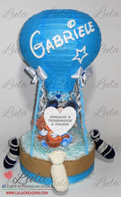 Carica l&#39;immagine nel visualizzatore di Gallery, torta di pannolini mongolfiera bavaglino calzini minnie topolino idea regalo nascita battesimo baby shower particolare utile pampers baby dry bella shop online spedizioni italia ancona milano torino maschio femmina rosa azzurro
