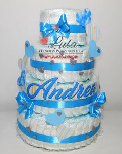 Torte di Pannolini di Lula Creazioni - igiene Sicurezza Qualità - PampersTorte di Pannolini di Lula Creazioni - igiene Sicurezza Qualità - Pampers cuori cuore personalizzabile fucsia celeste azzurra maschio femmina idea regalo gravidanza nascita battesimo baby shower neonato bella utile originale shop online spedizioni italia ancona personalizzabile