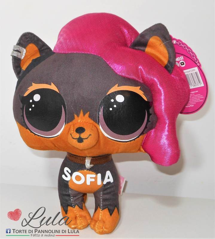 Peluche LOL personalizzato nome idea regalo bambina femmina compleanno Lula Creazioni shop oline spedizioni italia ancona