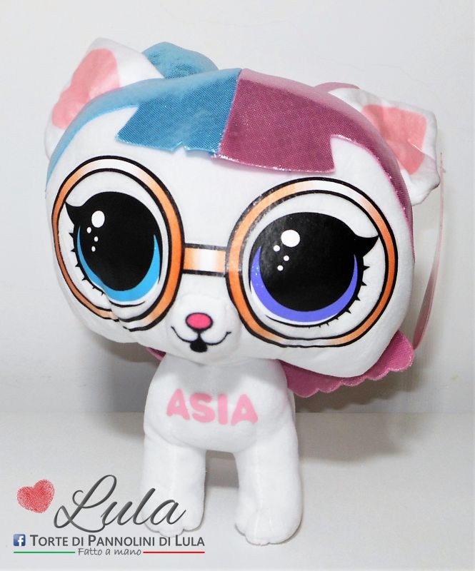 Peluche LOL personalizzato nome idea regalo bambina femmina compleanno Lula Creazioni shop oline spedizioni italia ancona