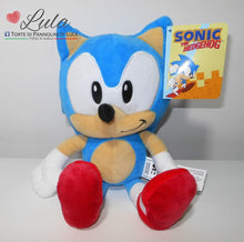 Carica l&#39;immagine nel visualizzatore di Gallery, Peluche Sonic 30 cm personalizzato nome idea regalo originale bimbo bambino maschio compleanno Lula Creazioni shop online Italia Ancona
