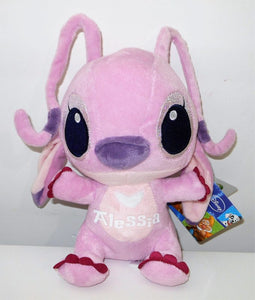 PELUCHE STITCH ANGEL ROSA 35 CM. CON SUONI