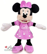 Carica l&#39;immagine nel visualizzatore di Gallery, Peluche grande Minnie grande 70 80 85 personalizzato nome Lula Creazioni idea regalo nascita battesimo compleanno bambina femmina rosa 
