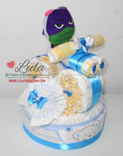 Carica l&#39;immagine nel visualizzatore di Gallery, Torte di Pannolini di Lula Creazioni - MOTO Pampers + peluche Topolino Minnie - azzurro rosa maschio femmina Torte di pannolini di Lula Creazioni Moto peluche Minnie Topolino Pampers personalizzabile fucsia celeste azzurra maschio femmina rosa idea regalo gravidanza nascita battesimo baby shower neonato bella utile originale shop online spedizioni italia ancona
