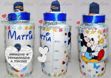 Carica l&#39;immagine nel visualizzatore di Gallery, torta di pannolini pampers buberon calzini bavaglino topolino maschio azzurro idea regalo utile originale natale nascita battesimo baby shower lula creazioni shop online spedizioni italia milano torino roma
