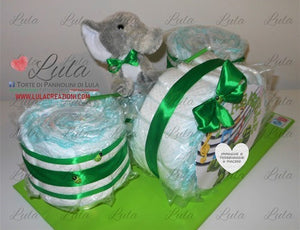 torta di pannolini pampers lula creazioni idea regalo utile originale particolare bella nascita battesimo baby shower bimbo bimba maschio femmina rosa verde azzurro shop online spedizioni italia ancona milano torino