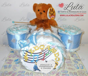 torta di pannolini pampers lula creazioni idea regalo utile originale particolare bella nascita battesimo baby shower bimbo bimba maschio femmina rosa verde azzurro shop online spedizioni italia ancona milano torino