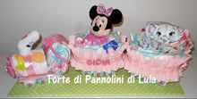 Carica l&#39;immagine nel visualizzatore di Gallery, Torta di pannolini Pampers Treno Lula Creazioni peluche trenino rosa femmina Minnie idea regalo nascita battesimo baby shower originale utile idea regalo gravidanza nascita battesimo baby shower neonato bella utile originale shop online spedizioni italia ancona
