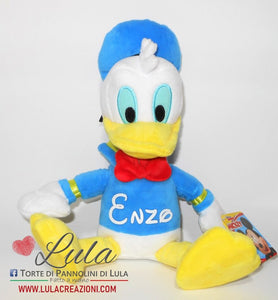 Torta pannolini  peluche Paperino Disney personalizzato nome idea regalo nascita battesimo baby shower 2021 compleanno bambino utile originale shop online spedizioni italia ancona