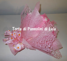 Carica l&#39;immagine nel visualizzatore di Gallery, Torte di Pannolini di Lula Creazioni -  Fiori Bouquet idea regalo nascita battesimo baby shower femmina rosa gravidanza pampers utile bella originale bavaglino shop online spedizioni italia ancona
