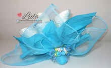 Carica l&#39;immagine nel visualizzatore di Gallery, Torte di Pannolini di Lula Creazioni -  Fiori Bouquet idea regalo nascita battesimo baby shower maschio azzurro gravidanza pampers utile bella originale bavaglino shop online spedizioni italia ancona
