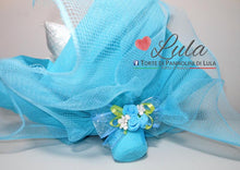 Carica l&#39;immagine nel visualizzatore di Gallery, Torte di Pannolini di Lula Creazioni -  Fiori Bouquet idea regalo nascita battesimo baby shower maschio azzurro gravidanza pampers utile bella originale bavaglino shop online spedizioni italia ancona
