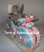 Carica l&#39;immagine nel visualizzatore di Gallery, Torte di Pannolini di Lula Creazioni - MOTO grande + Peluche - rosa femmina Torte di pannolini di Lula Creazioni Moto peluche Minnie Topolino Pampers personalizzabile fucsia celeste azzurra maschio femmina rosa idea regalo gravidanza nascita battesimo baby shower neonato bella utile originale shop online spedizioni italia ancona
