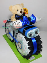 Carica l&#39;immagine nel visualizzatore di Gallery, Torte di Pannolini di Lula Creazioni - MOTO piccola + Peluche - nero azzurro inter calciatore tifoso maschio  Torte di pannolini di Lula Creazioni Moto peluche Minnie Topolino Pampers personalizzabile fucsia celeste azzurra maschio femmina rosa idea regalo gravidanza nascita battesimo baby shower neonato bella utile originale shop online spedizioni italia ancona
