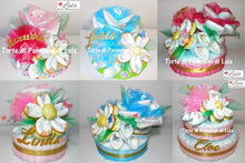 Carica l&#39;immagine nel visualizzatore di Gallery, Torte di Pannolini di Lula Creazioni - mix di Fiori Pampers rosa margherita idea regalo nascita battesimo baby shower femmina maschio azzurro gravidanza pampers utile bella originale bavaglino shop online spedizioni italia ancona
