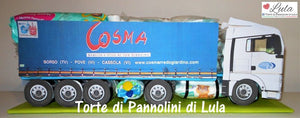 Torte di pannolini di Lula Creazioni - baby camionista - Pampers - cisterna  autobotte camion  tir autotreno