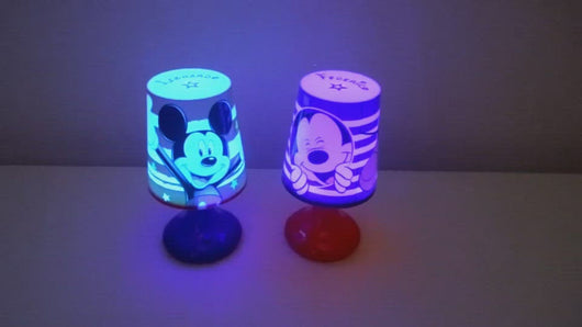 Lampada da tavolo a led Topolino luce notturna personalizzabile