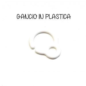 Giostra per carrozzina/passeggino in silicone personalizzata con nome + anello massaggiagengive + campanella chiama angeli